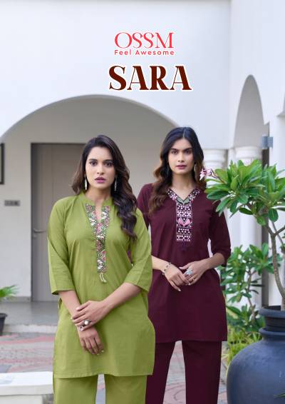 SARA BY OSSM DESIGNER COTTON KURTIS WHOLESALER IN INDIA